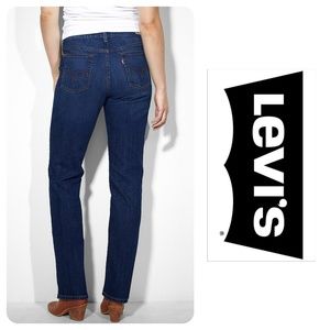 Levi's 505 8 tall. Excellent condition medium dark
